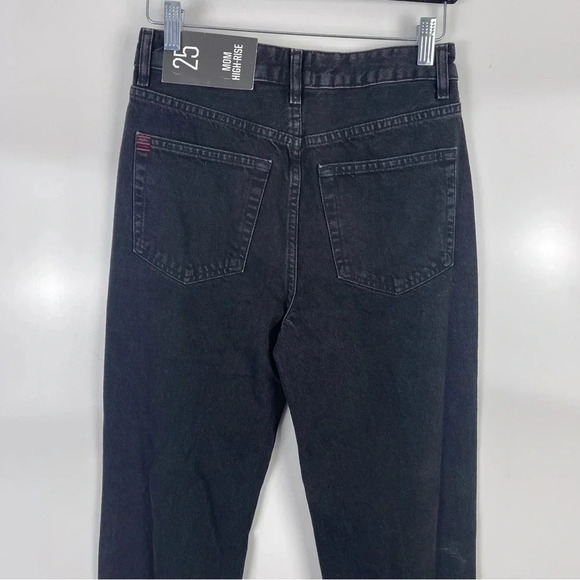 NEW Urban Outfitters BDG Distressed Mom High Rise Jeans Black Size 25 - Picture 7 of 9